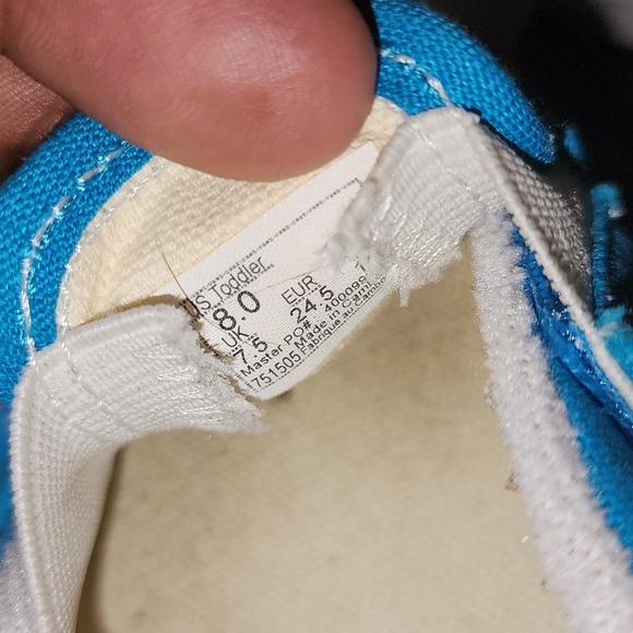 Toddler Size 8.0 Slip On Checkered Vans - Picture 5 of 5